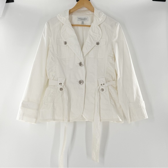Proportion Petite Conrad C Women's White Jacket size 10 petite - Picture 2 of 12